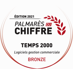 récompense monde du chiffre médaille TEMPS 2000