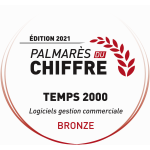 monde du chiffre médaille de bronze TEMPS 2000